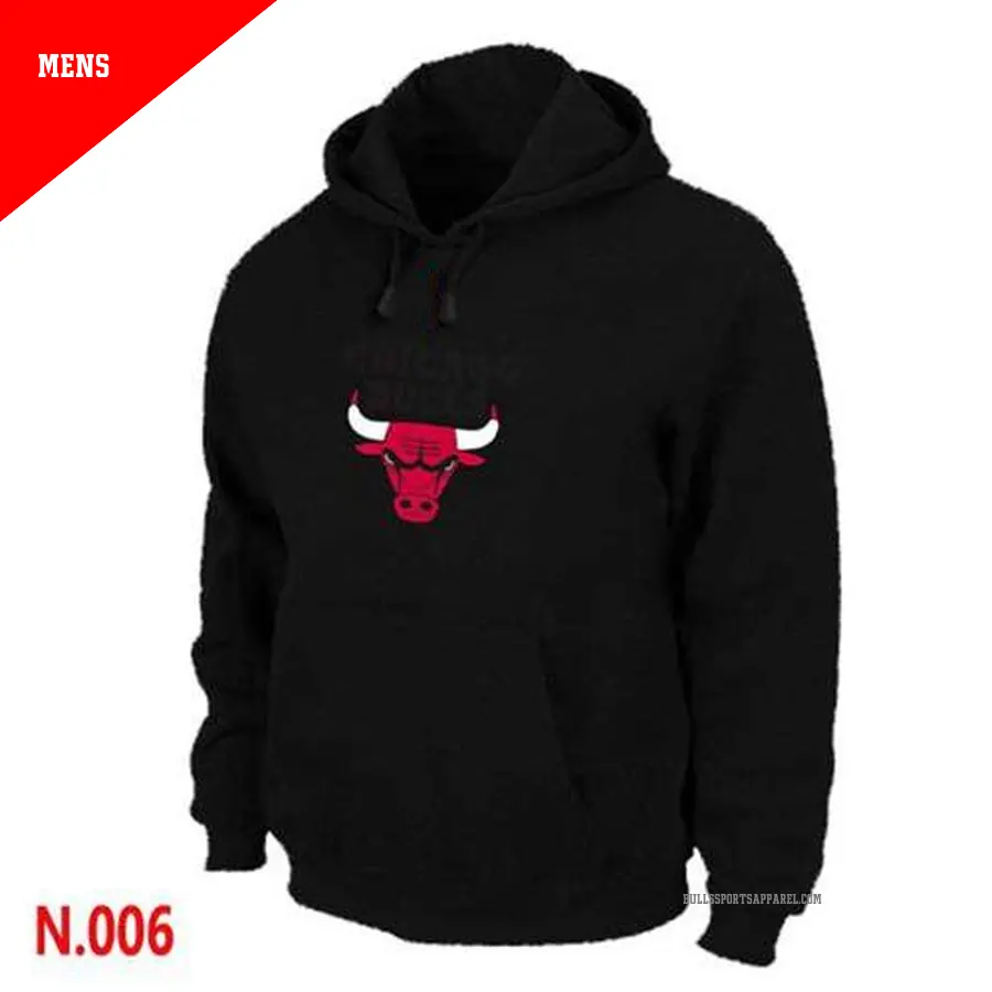 Men's Chicago Bulls Red Pullover Hoodie